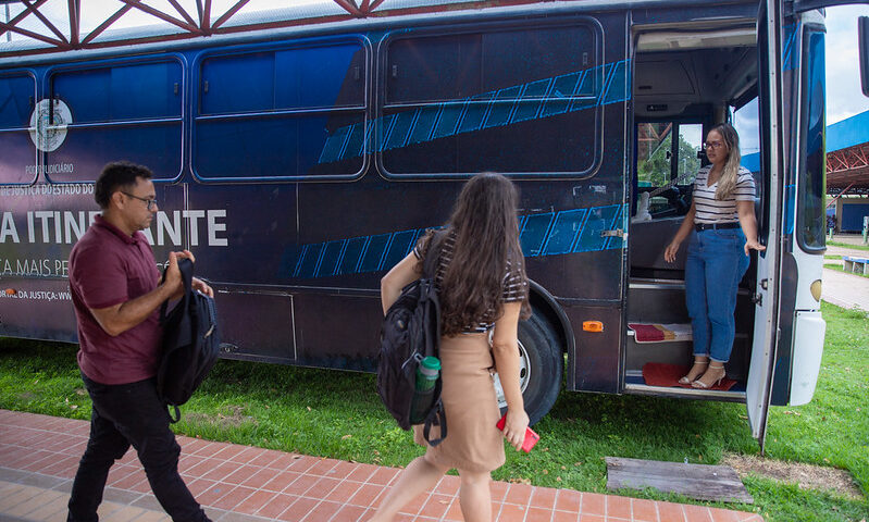 Justiça Itinerante atende a população na Zona Norte de Manaus - Foto: Marcus Phillipe/TJAM