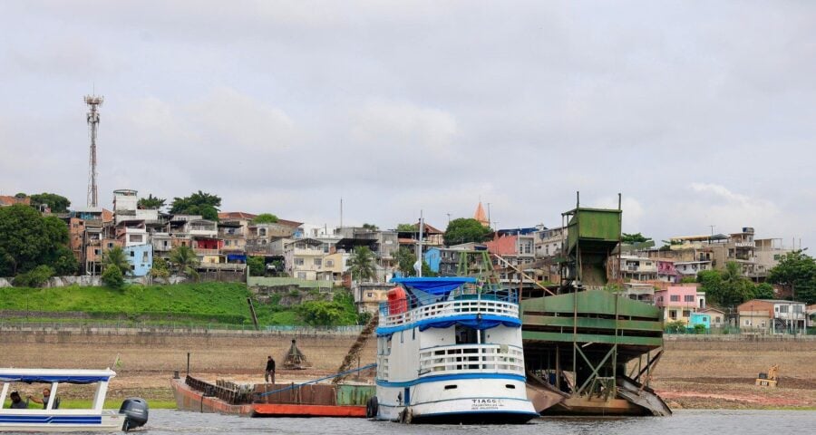 Previsão do tempo: Céu na Orla do São Raimundo - Foto: Victor Hugo, Márcio Melo, Carlos Oliveira e Rayner Souza / Seminf