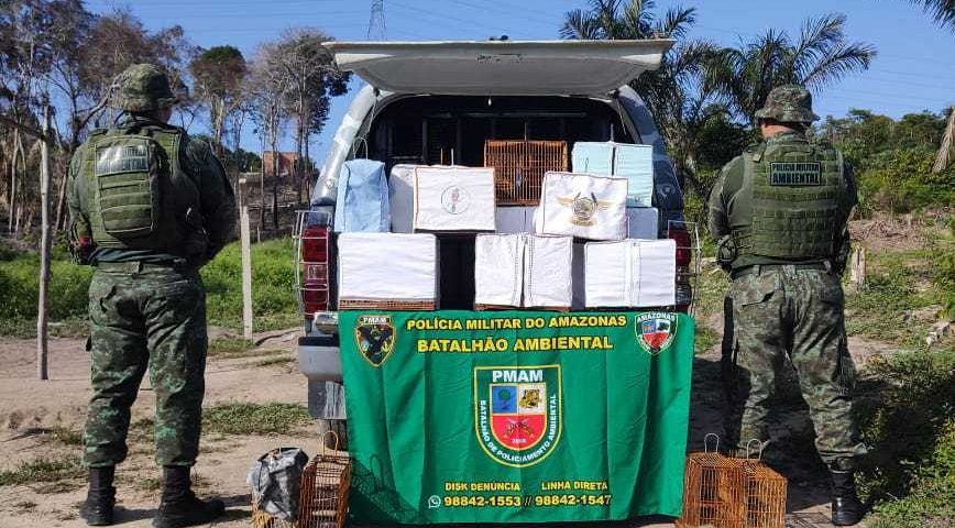 Polícia incentiva população a denunciar caça ilegal e qualquer crime ambiental - Foto: Divulgação/PMAM