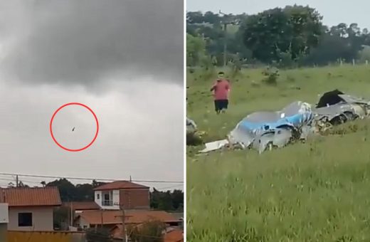 VÍDEO avião cai e deixa ao menos 3 mortos no interior de MG