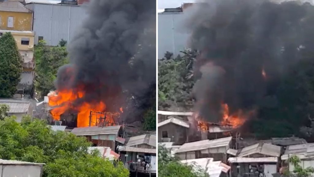 VÍDEO incêndio atinge casa em comunidade na Zona Sul de Manaus