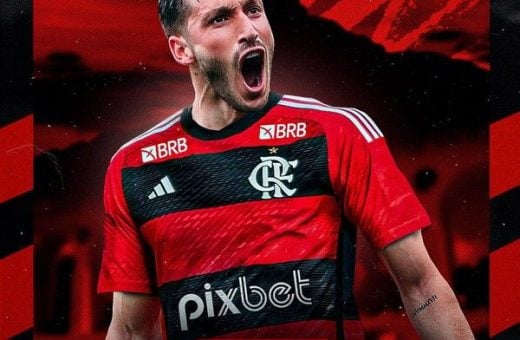 Flamengo anunciou Viña nas redes sociais - Foto: Reprodução / Instagram @flamengo