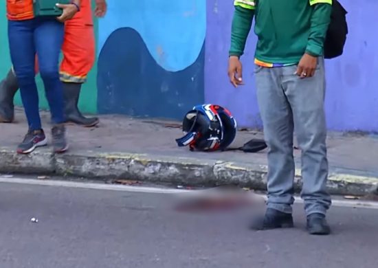 Estado de saúde do motociclista não foi divulgado - Foto: Reprodução/TV Norte Amazonas