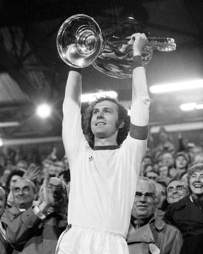 Conquista da primeira Eurocopa em 1974 - Foto: Reprodução/Instagram @ franzbeckenbauer