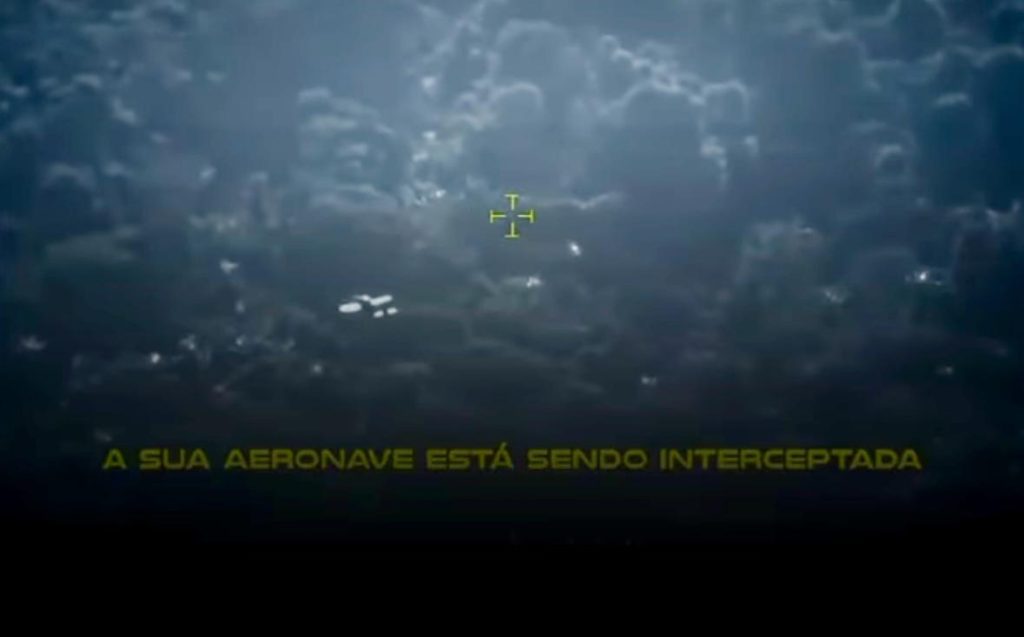 Avião é interceptado pela Força Aérea Brasileira em Roraima