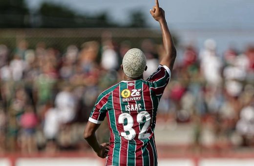 Isaac marcou um dos gols do Fluminense diante do Bangu - Foto: Lucas Merçon / FFC