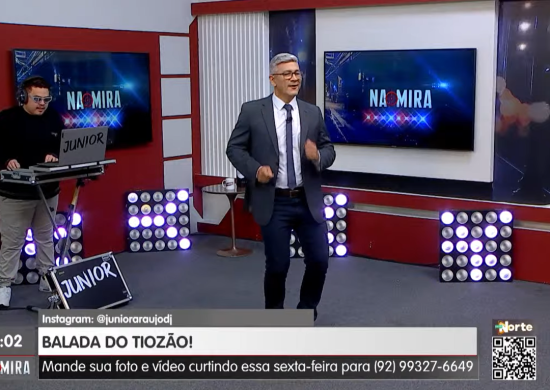 O Programa Na Mira é apresentado por Valter Frota – Foto: Reprodução/TV Norte Amazonas