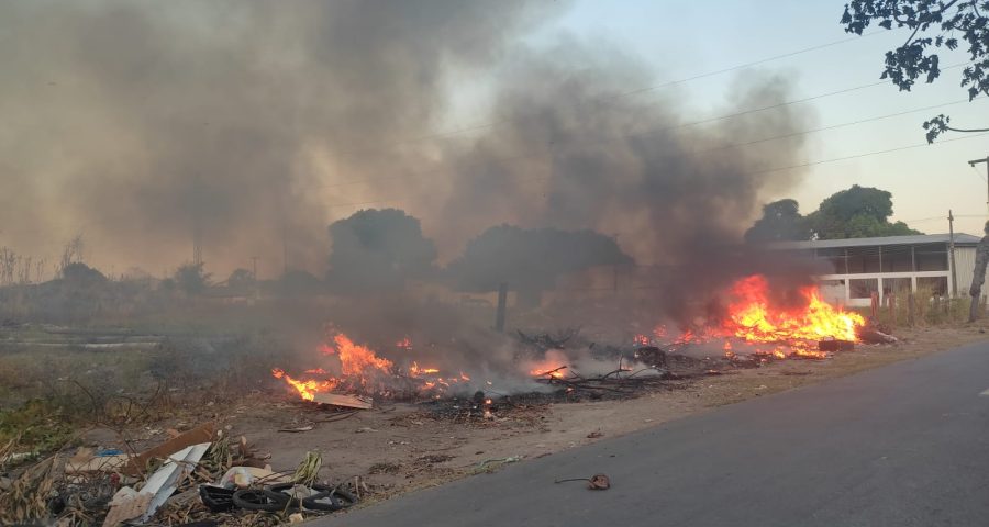 incêndio no Tancredo Neves