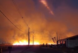 Incêndio no bairro Murilo Teixeira