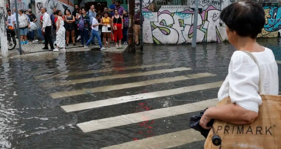 Chuva provocou mais transtornos na Zona Norte da cidade - Foto: Fernando Frazão/Agência Brasil