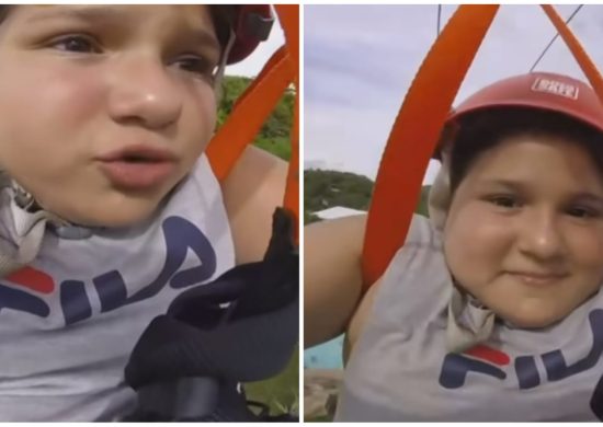 video-crianca-fica-presa-em-tirolesa-e-reacao-viraliza-na-web-foto-reproducao-instagram