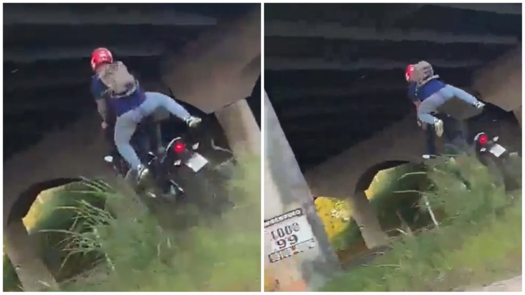 video-passageiro-e-arremessado-no-ar-apos-motocicleta-derrapar-foto-reproducao-redes-sociais