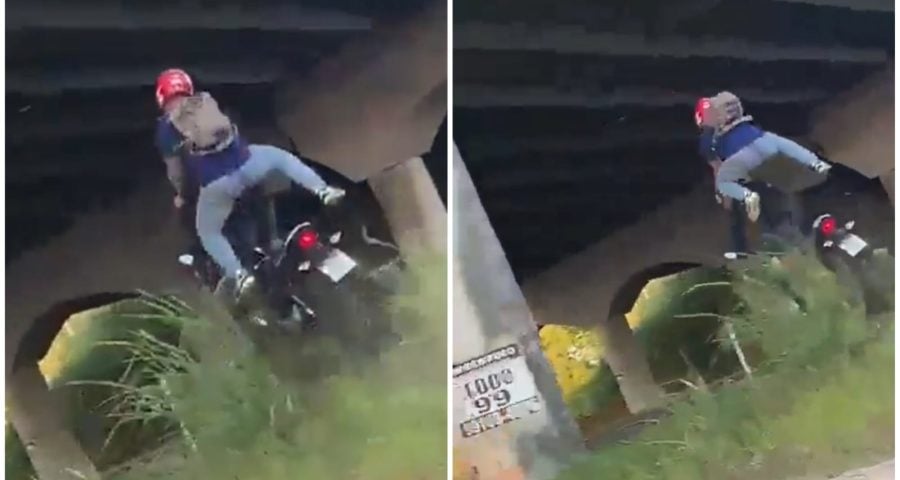 video-passageiro-e-arremessado-no-ar-apos-motocicleta-derrapar-foto-reproducao-redes-sociais