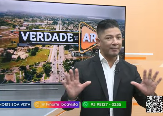 O Verdade no Ar é apresentado por Cleytton Rasec – Foto: Reprodução/TV Norte Boa Vista