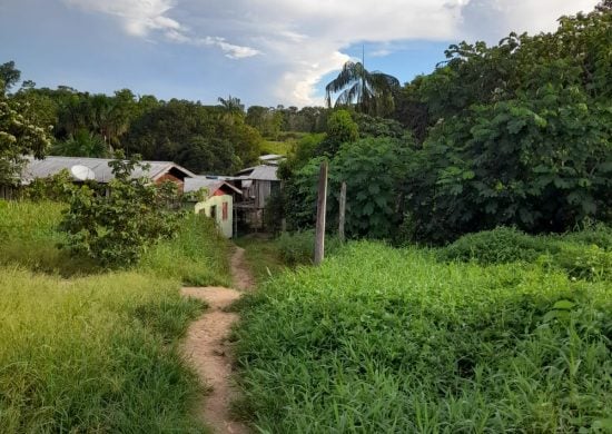 Jovem tentou fugir por esse caminho após a tentativa de latrocínio contra o idoso - Foto: Divulgação/PCAM