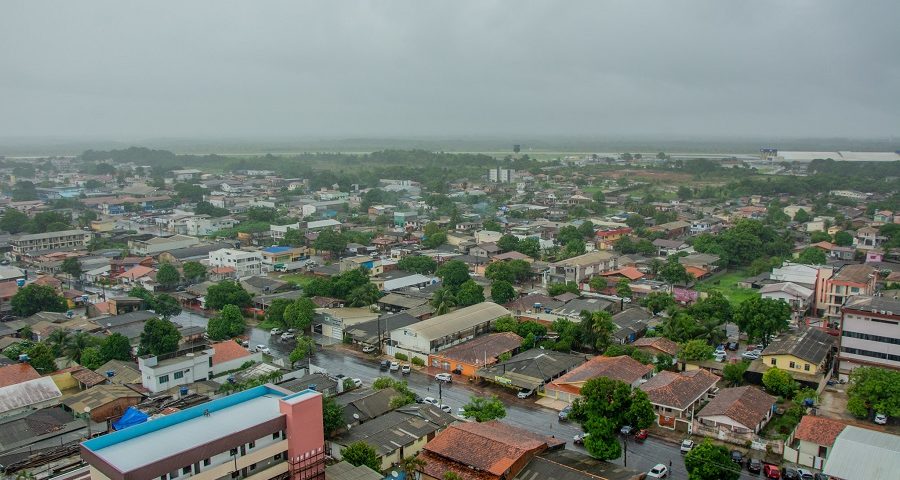 Macapá, capital do Amapá, enfrenta fortes chuvas nos últimos dias - Foto: Maksuel Martins/GEA