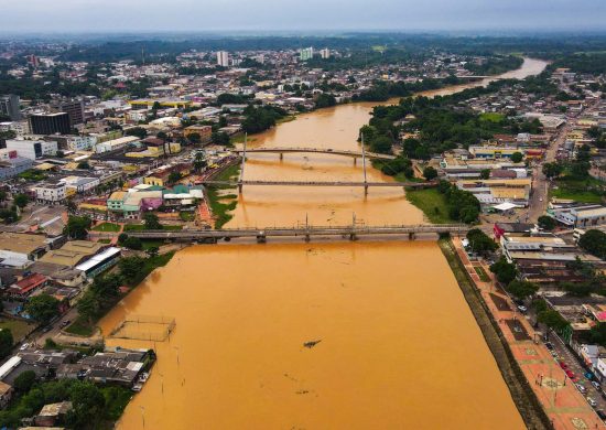 Rio Acre chegou a 15,72 m neste domingo (25) - Foto: Alexandre Noronha/ Sema