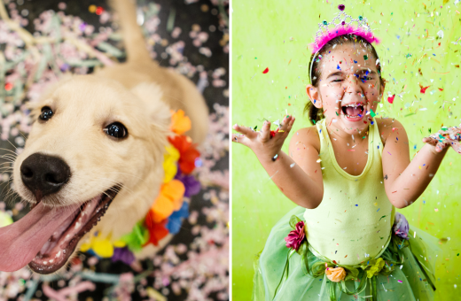 Há opções para a criançada e os pets se divertirem neste carnaval - Foto: Reprodução/Canva