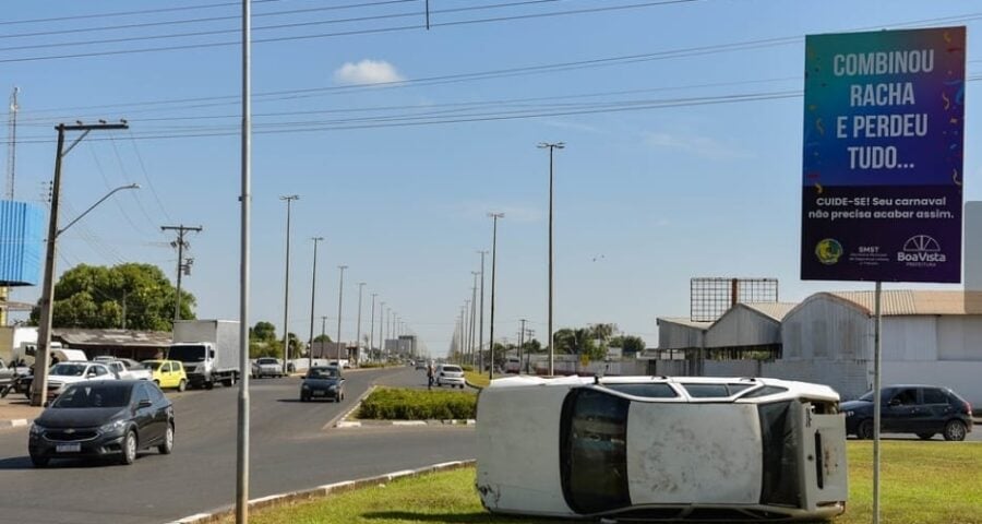 Carnaval em Boa Vista 2024 campanha trânsito