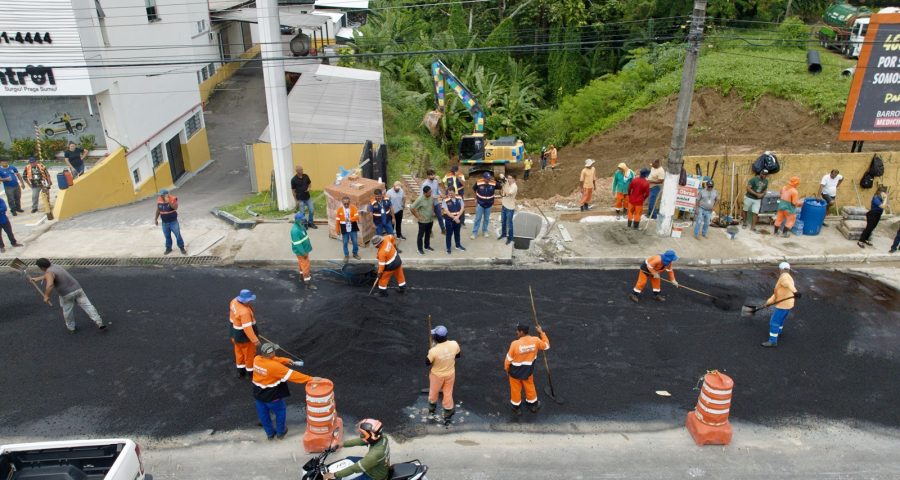 Cratera em Manaus obra na Constantino Nery concluída