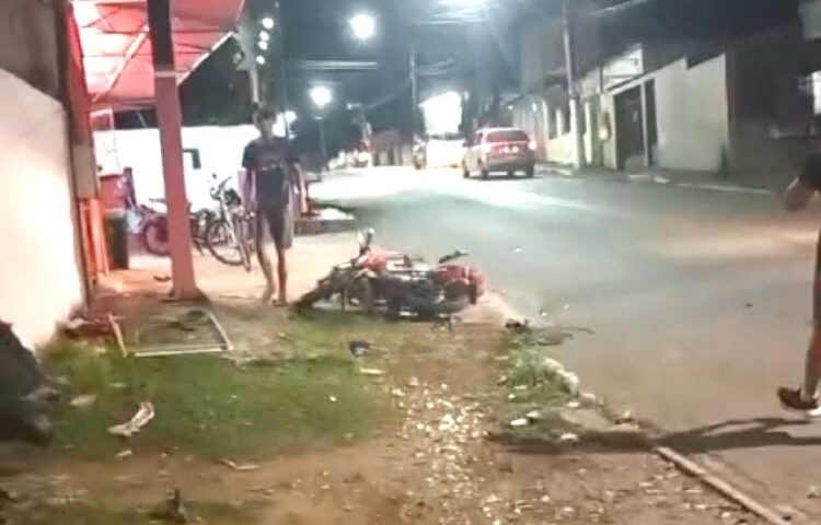 O acidente aconteceu na Rua Isaura Parente - Foto: Reprodução