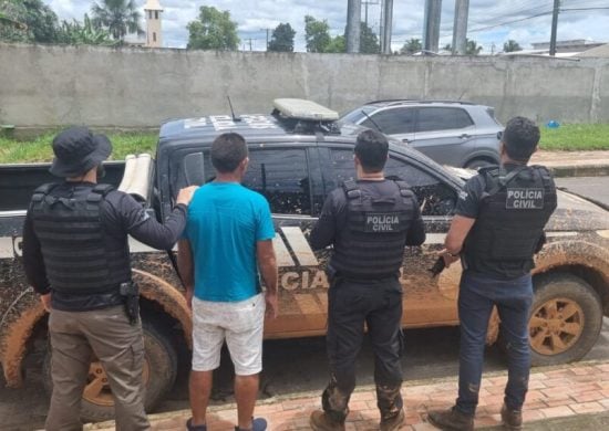 O suspeito estava trabalhando em uma fazenda no interior - Foto: PM-AC