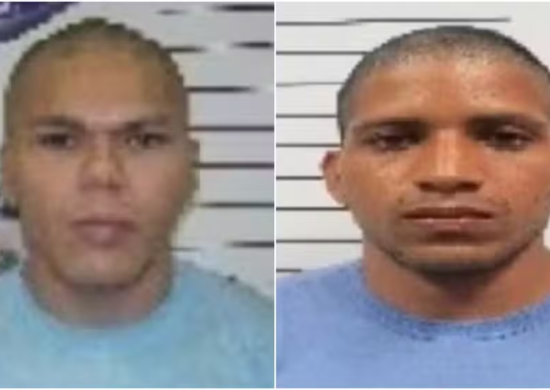Á esquerda, Deibson Cabral Nascimento e Rogério da Silva Mendonça (dir) fugiram do presídio federal de Mossoró - Foto: Reprodução