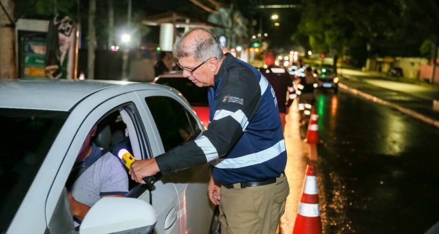 Detran Amazonas encerra fiscalização na Operação Lei Seca - Foto: Isaque Ramos/ Detran-AM