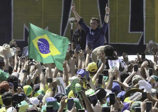 Apoiadores de Bolsonaro se reúnem na Avenida Paulista, neste domingo (25) -Foto: Fabio Rodrigues Pozzebom/Agência Brasil (Imagem de manifestação realizada em 2021)