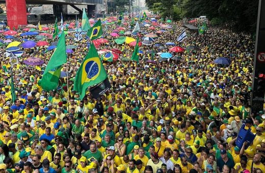 Ato pró-Bolsonaro reúne mais de 700 mil pessoas - Foto: Reprodução Instagram @adireitafaz