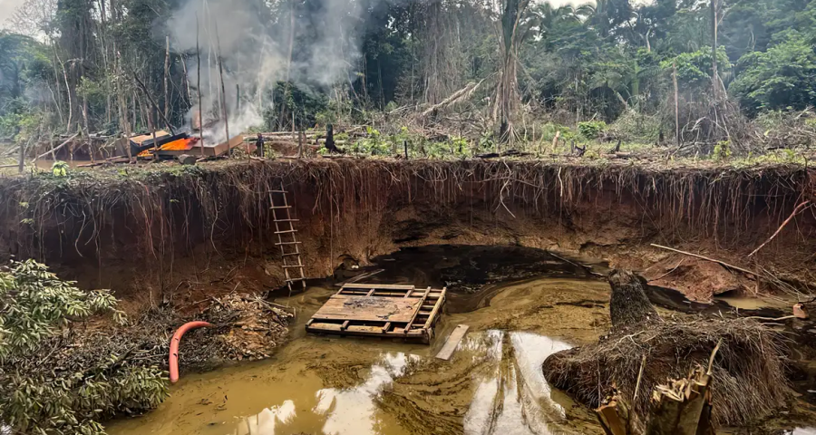 Garimpo ilegal região do Amapá tem aumento de 304% em um ano