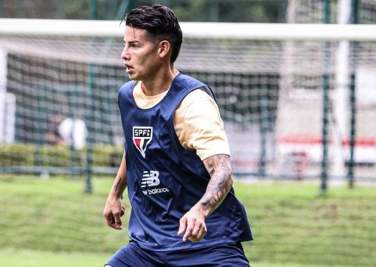 São Paulo inscreve James Rodríguez no Paulistão e torcida comemora: 'Salvará o Carpini' - Foto: Reprodução/Instagram @jamesrodriguez10