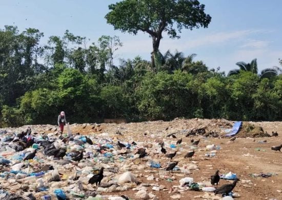 Lixão em Autazes causa danos ambientais- Foto: Divulgação/Ibama