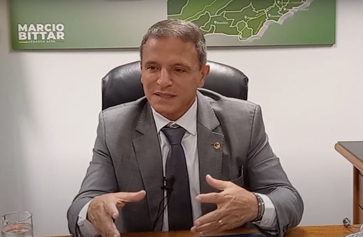 Senador Márcio Bittar fala ao Norte Entrevista. Foto: Portal Norte