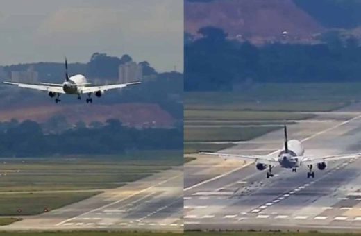 O Airbus A319 da Latam com destino a Congonhas apresentou falhas