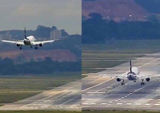 O Airbus A319 da Latam com destino a Congonhas apresentou falhas