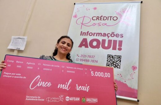 O Crédito Rosa é oferecido pela Agência de Fomento do Amazonas