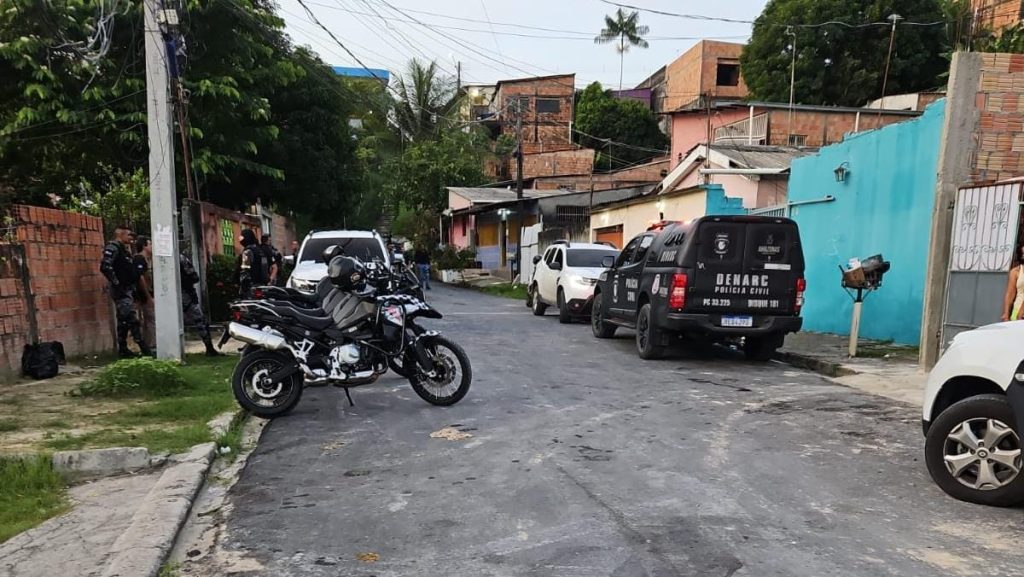Força de Segurança em operação contra o tráfico de drogas em Manaus - Foto: Divulgação