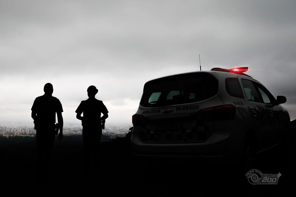 Policial reagiu ao assalto em Santos, em São Paulo - Foto: Reprodução/iNSTAGRAM@policiamilitarsp_oficial