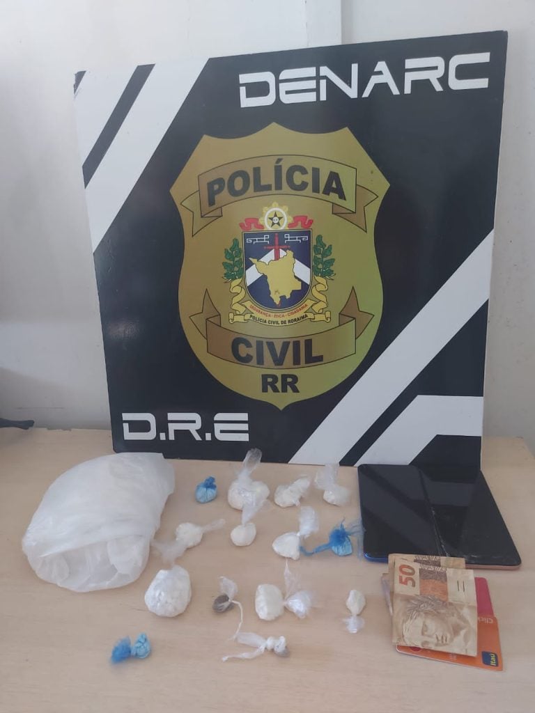 Tráfico de drogas em Roraima: Homem é preso novamente pelo mesmo crime