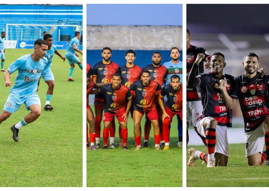 Paysandu, Humaitá e Trem são algumas das equipes do Norte que tentam vaga na próxima fase da Copa do Brasil - Fotos: Reprodução/Instagram @paysandu; @sportclubehumaita e @tremdesportivoclube