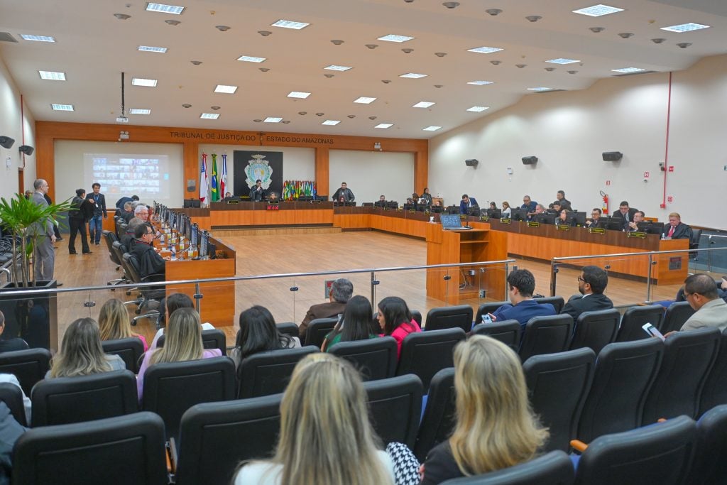 Eleição extraordinária para escolha do presidente e vice do TRE-AM ocorreu nesta terça (27) - Foto: Divulgação/TJAM