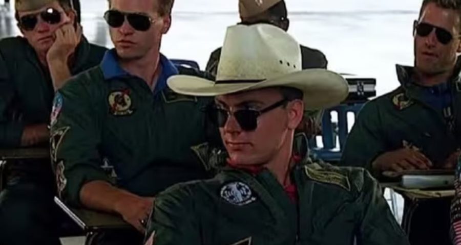 Barry Tubb no filme original de Top Gun