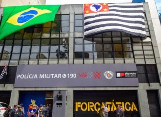 Na inauguração da unidade policial, Tarcísio também anunciou investimentos na segurança e concurso público - Foto: Governo de São Paulo