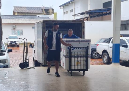 Vacinas chegaram ao Acre nesta terça-feira, 13. Foto: Cedida