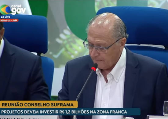 AO VIVO Alckmin participa de reunião do Conselho da Zona Franca de Manaus