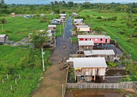 No interior do Amazonas, Boca do Acre decreta situação de emergência após cheia - Foto: Divulgação/Defesa Civil