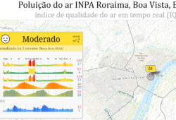 Qualidade do ar em Roraima nesta terça-feira, 19