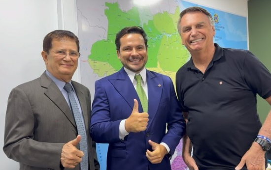 Bolsonara confirma pré-candidatura de Alberto Neto à Prefeitura de Manaus - Foto: Reprodução/Instagram @capitaoalbertoneto