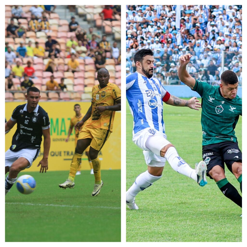 Com a eliminação das equipes, não há mais representantes do estado nesta edição da Copa Verde - Fotos: Deborah Melo/FAF e Jorge Luís Totti/Paysandu